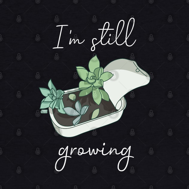 I'm still growing | Succulent in a Can by Joabit Draws